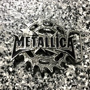 Metallica ✦ Vintage 90s Unisex Music Band Belt Buckle #612